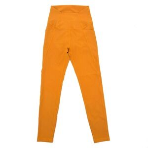 WILO The Label High Waisted Ribbed Leggings Orange Size‎ S